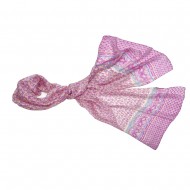 Foulard 100% seda estampada DEVOTA &